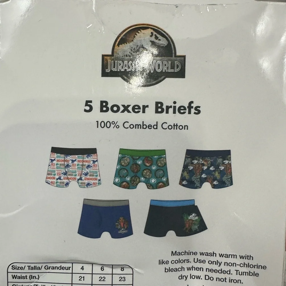 Jurassic World‎ Boys Underwear Pack